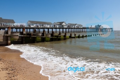 Southwold, Suffolk/uk - June 2 : View Of The Pier At Southwold I… Stock Photo