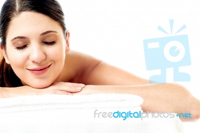 Spa Releases Me From Stress Stock Photo
