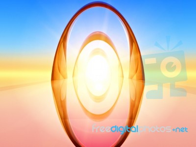 Space Gate Stock Photo