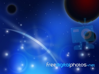 Space Stars Represents Solar System And Background Stock Image