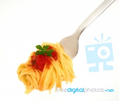 Spaghetti Stock Photo