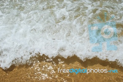 Sparkling Ocean Scene Background Stock Photo