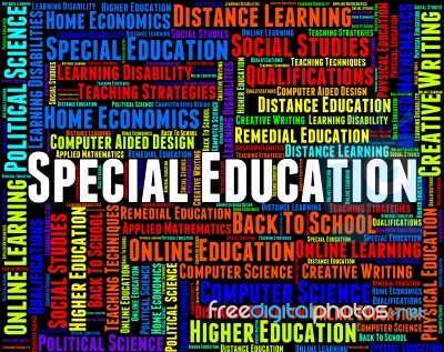 Special Education Meaning Slow Learning And College Stock Image