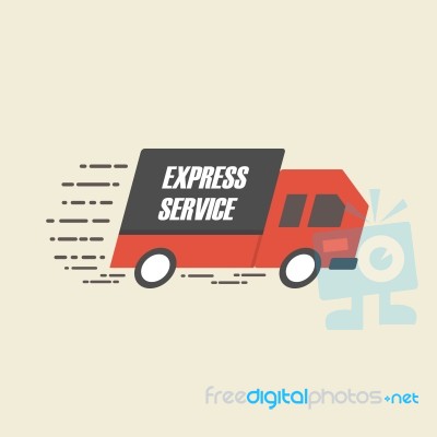 Speed Delivery Stock Image