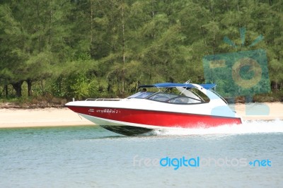 Speedboat Ship Stock Photo