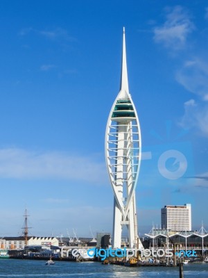 Spinnaker Building In Portsmouth Stock Photo