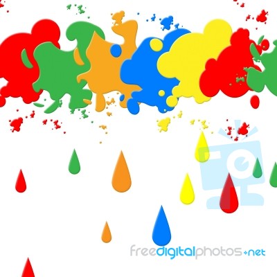 Splash Background Indicates Paint Colors And Backdrop Stock Image