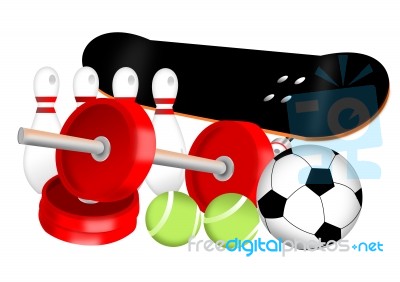 Sport Equipment Stock Image