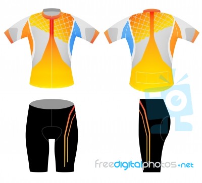 Sports Cycling Vest Style Stock Image