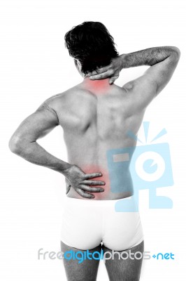 Sports Injury Pain Stock Photo