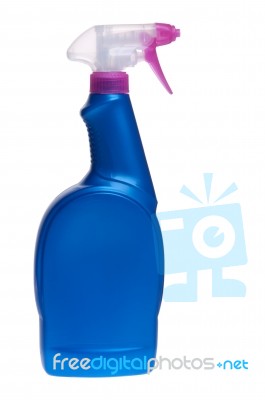 Spray Detergent Bottle Stock Photo