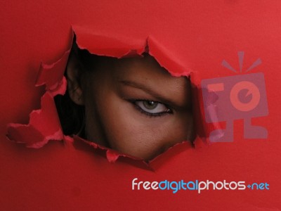 Spy Lady Stock Photo