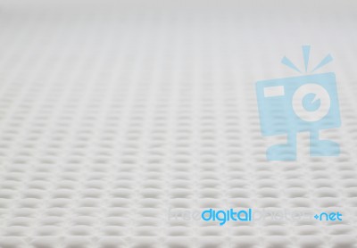 Square Rubber Sheet Skin Front Focus Stock Photo