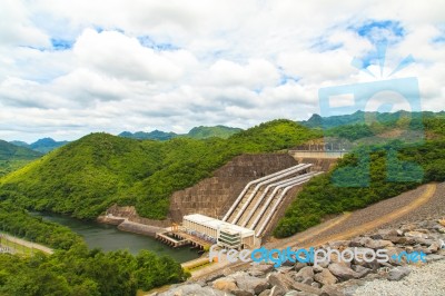 Srinakarin Dam Stock Photo