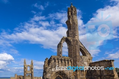 St Andrews Cathedral Ruins Stock Photo