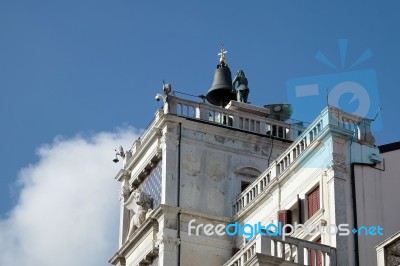 St Marks Clocktower Venice Stock Photo