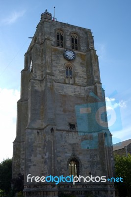 St Michael's Parish Church Bell Tower In Beccles Stock Photo