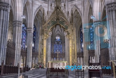 St Patrick Cathedral Stock Photo