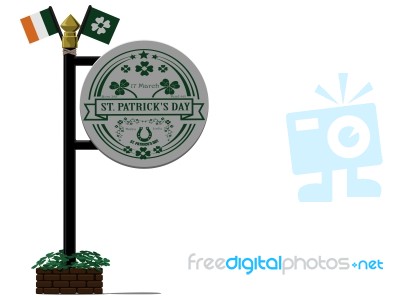 St Patrick's Day Banner Stock Image