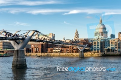 St Paul's Cathedral In London Stock Photo
