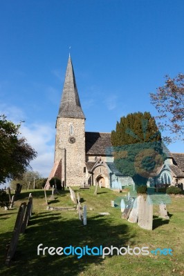 St Peter Ad Vincula Church In Wisborough Green Stock Photo