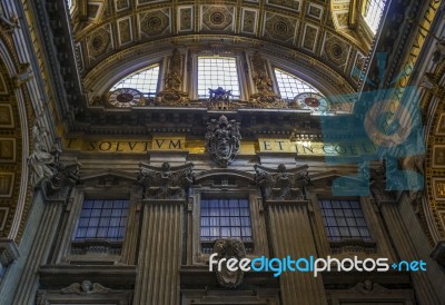 St. Peter Basilica Stock Photo