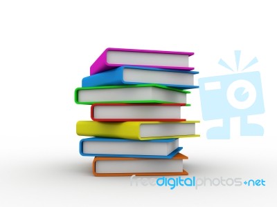 Stack Of Books Stock Image