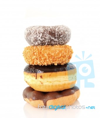 Stack Of Donuts Stock Photo