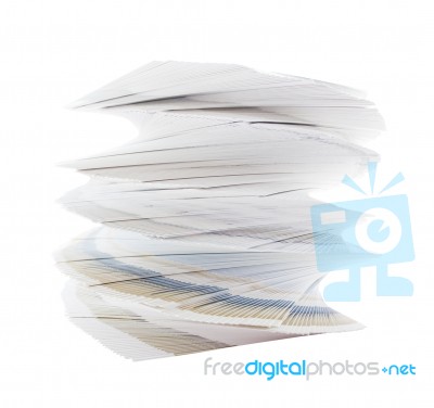 Stack Of Postcards Stock Photo