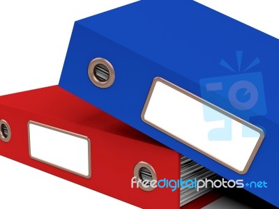 Stack Of Two Files Stock Image
