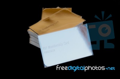 Stack Of Vip Cards Stock Photo