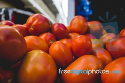 Stacked Tomatoes Stock Photo