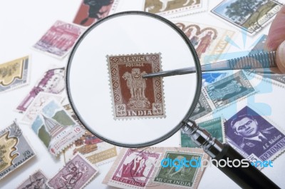 Stamps Stock Photo