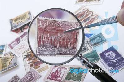 Stamps Stock Photo