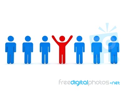 Stand Out From The Crowd Stock Image Stand Out From The Crowd Stock Image