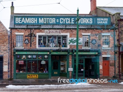 Stanley, County Durham/uk - January 20 : Old Shop At The North O… Stock Photo
