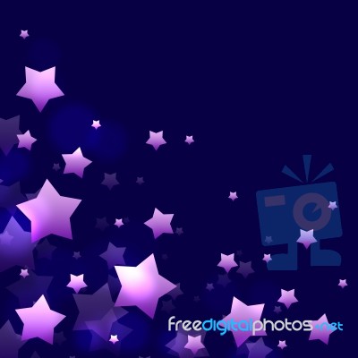 Star Copyspace Shows Starred Copy-space And Blank Stock Image