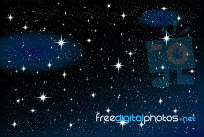 Starry Night Stock Image