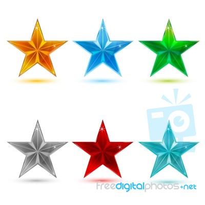 Stars Icon Stock Image