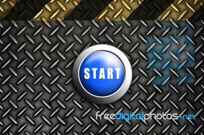 Start Button Stock Image