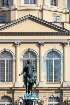 Statue Of Frederic The Great At The Charlottenburg Palace In Ber… Stock Photo