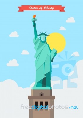 Statue Of Liberty Illustration Stock Image