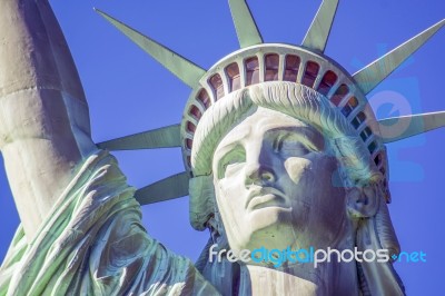 Statue Of Liberty In New York Stock Photo