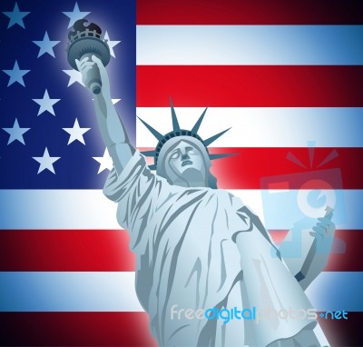 Statue Of Liberty Landmark Stock Image