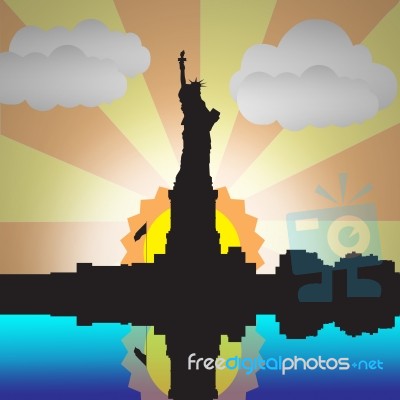 Statue Of Liberty, USA Stock Image