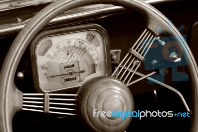 Steering Wheel Stock Photo