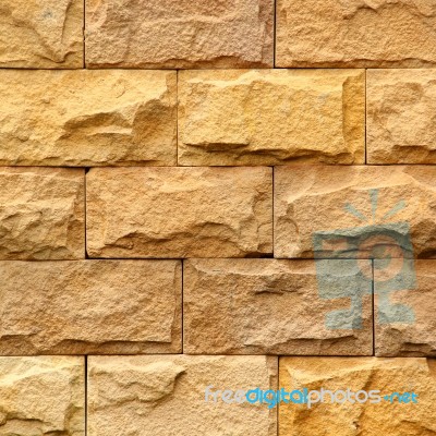 Stone Brick Wall Stock Photo