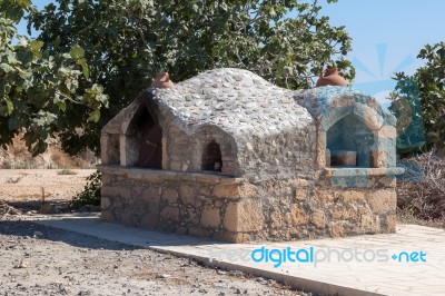Stone Oven At Agios Georgios Cyprus Stock Photo