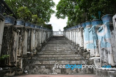 Stone Steps To The King Palace Stock Photo