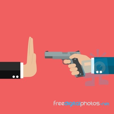 Stop Gun Violence Stock Image Stop Gun Violence Stock Image